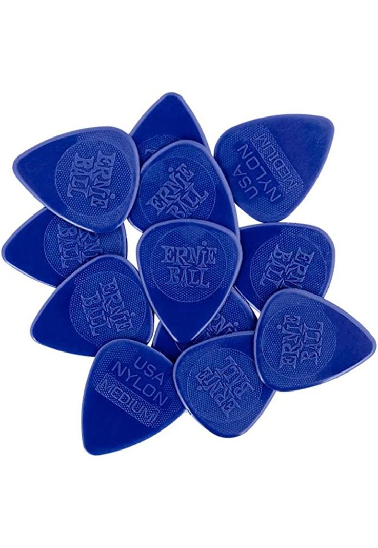 Pack de 12 uñetas 9136 12 NYLON PICKS M Ernie Ball-0