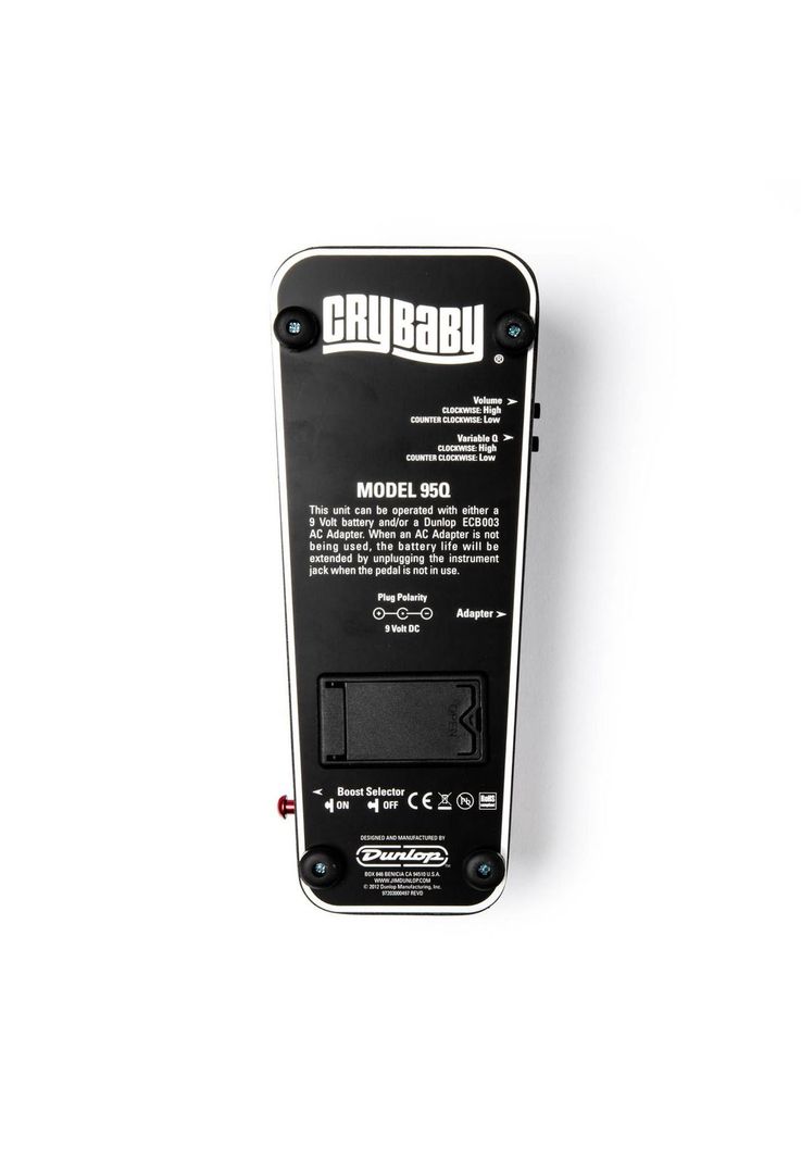 Pedal de efecto Wah Dunlop 95Q Cry Baby-2