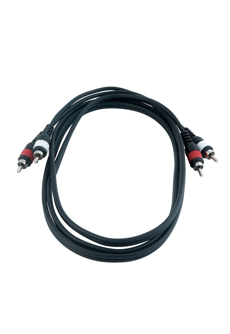 Cable de patch Rockbag RCL20944D4 3 metros RCA x2 - RCA x2-2