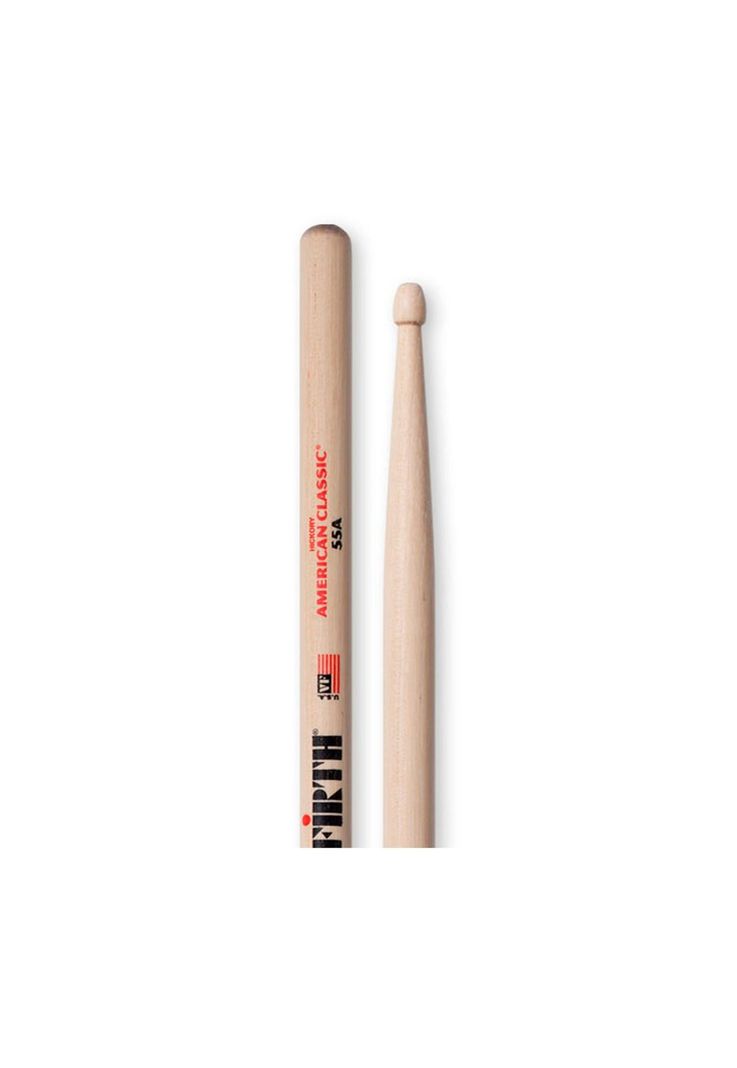 Baqueta Vic Firth Punta de madera 55A AMERICAN CLASSIC-1