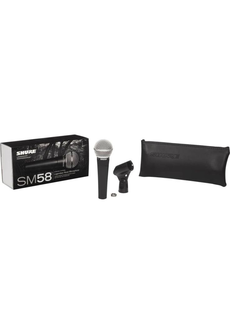 Micrófono vocal dinámico Shure SM58-LC GY Original-1