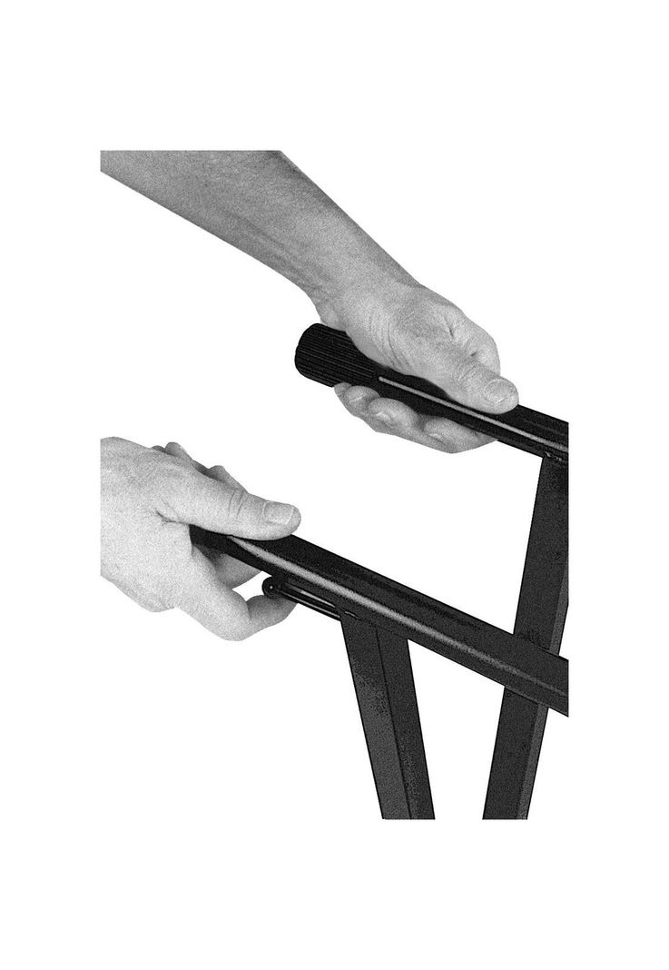 ATRIL PARA TECLADO GRANDE PLEGABLE EN X ON STAGE KS7290-3