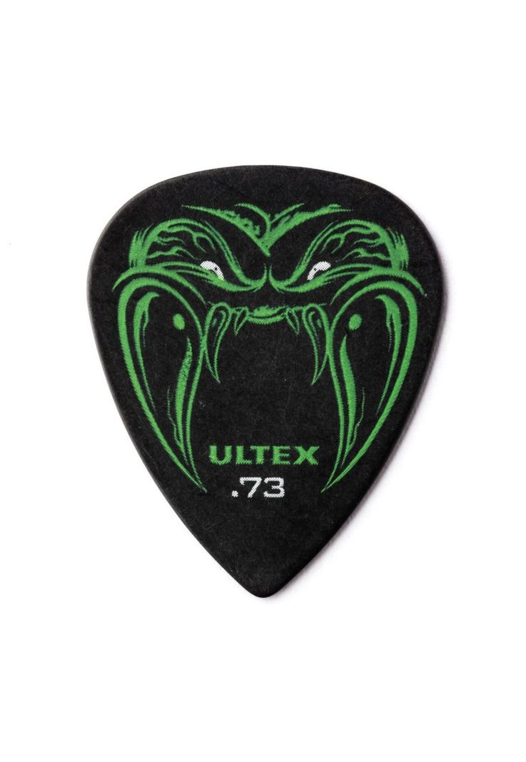 Pack 6 uñetas Dunlop Black Fang Hetfield 73mm negras-1
