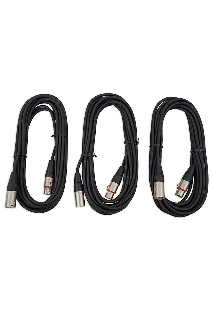 Pack de 3 cables para micrófono Samson MC18 XLR-2