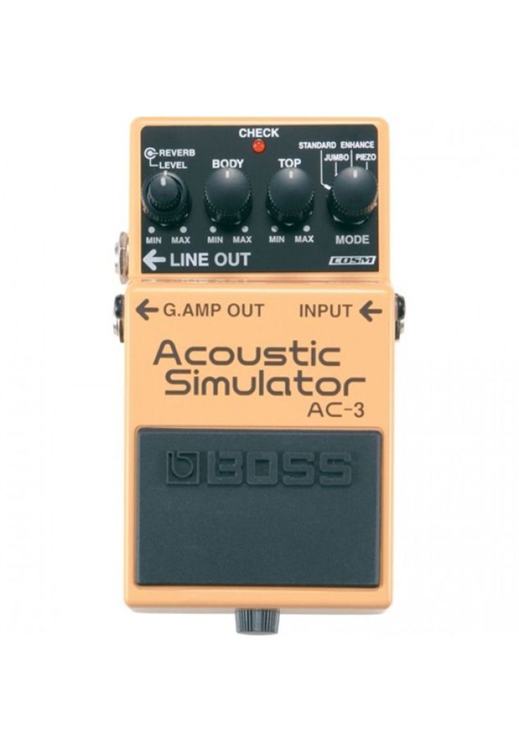 Pedal simula guitarra acústica Boss AC-3 Acoustic Simulator-0