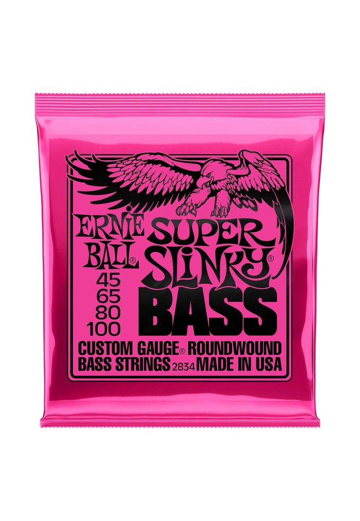 Cuerdas bajo Ernie Ball 2834 BASS SUPER SLINKY-0