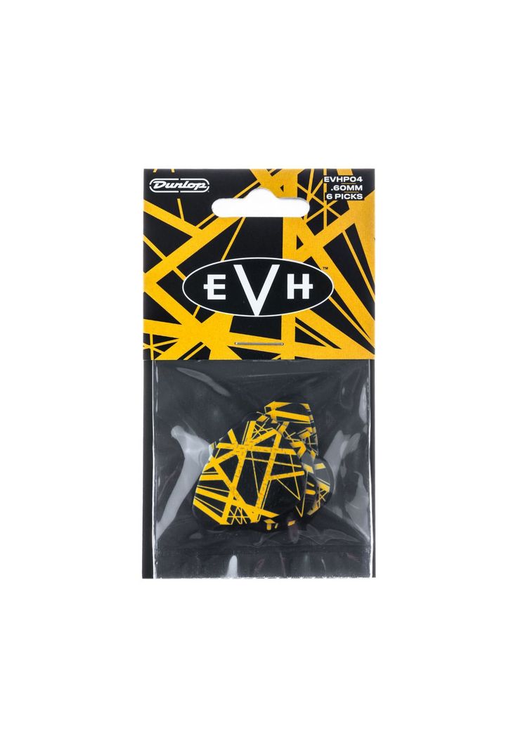 Pack de 6 uñetas Jim Dunlop Max Grip EVH-VH II-0