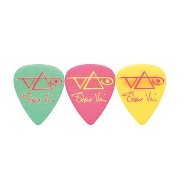 Pack de 3 uñetas Ibanez B1000V GPY Steve Vai colores-0