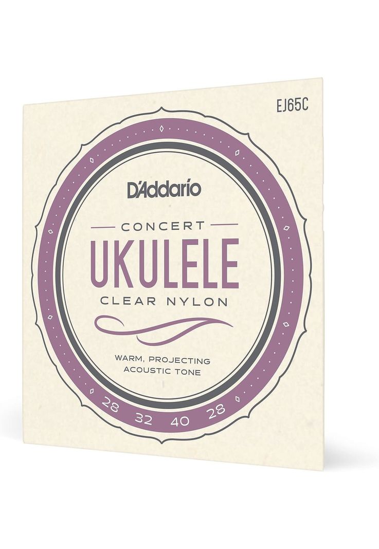 CUERDAS UKELELE DADDARIO EJ65C CONCERT CLEAR NYLON-0