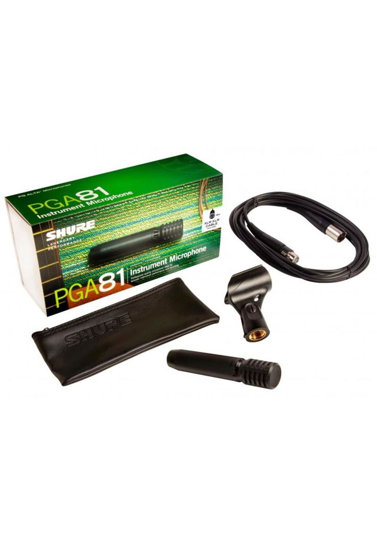 Micrófono condensador Shure PGA81 cardioide para instrumento-1