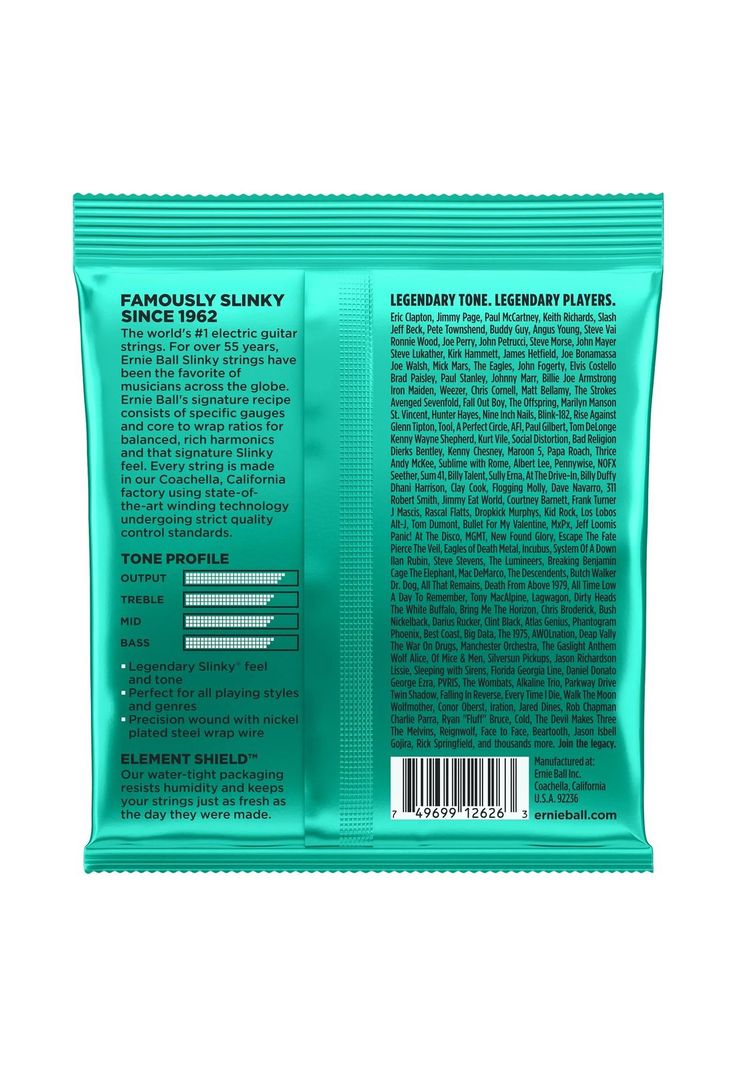 Set Cuerdas guitarra eléctrica Ernie Ball 2626 NOT EVEN-1