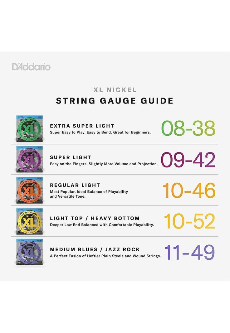 Set Cuerdas de guitarra eléctrica Daddario EXL120 009-4