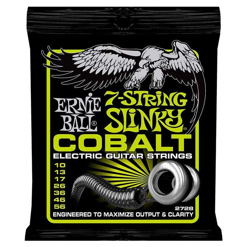 Cuerdas Guitarra Electrica Ernie Ball P02728 Cobalt 7-0