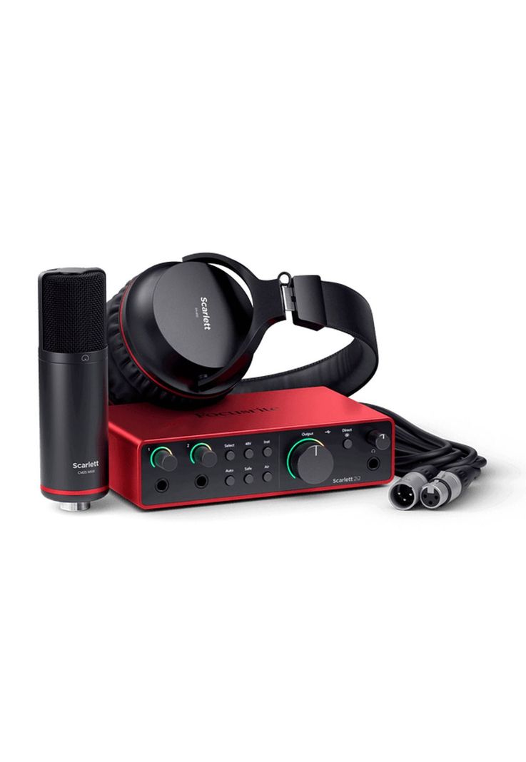 Pack de audio Focusrite Studio Scarlett 2i2 4th generación-0