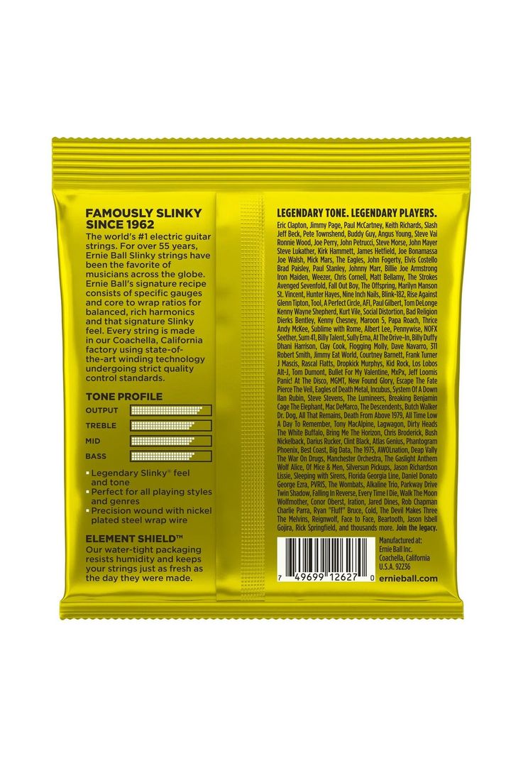 Set Cuerdas guitarra eléctrica Ernie Ball 2627 BEEFY-1