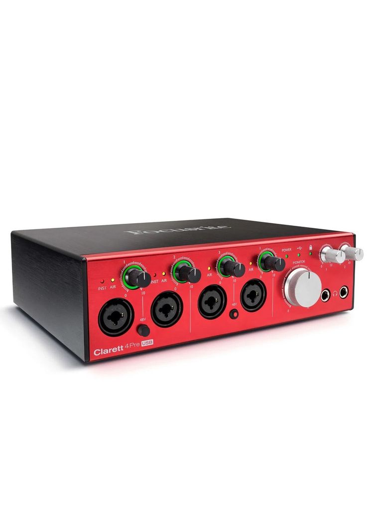 Interfaz de audio USB Focusrite CLARETT 4PRE USB-0