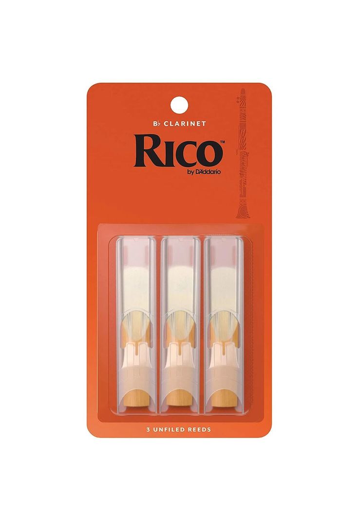 Caja de 3 cañas Rico RCA0325 Clarinete en SIb medida 25-0