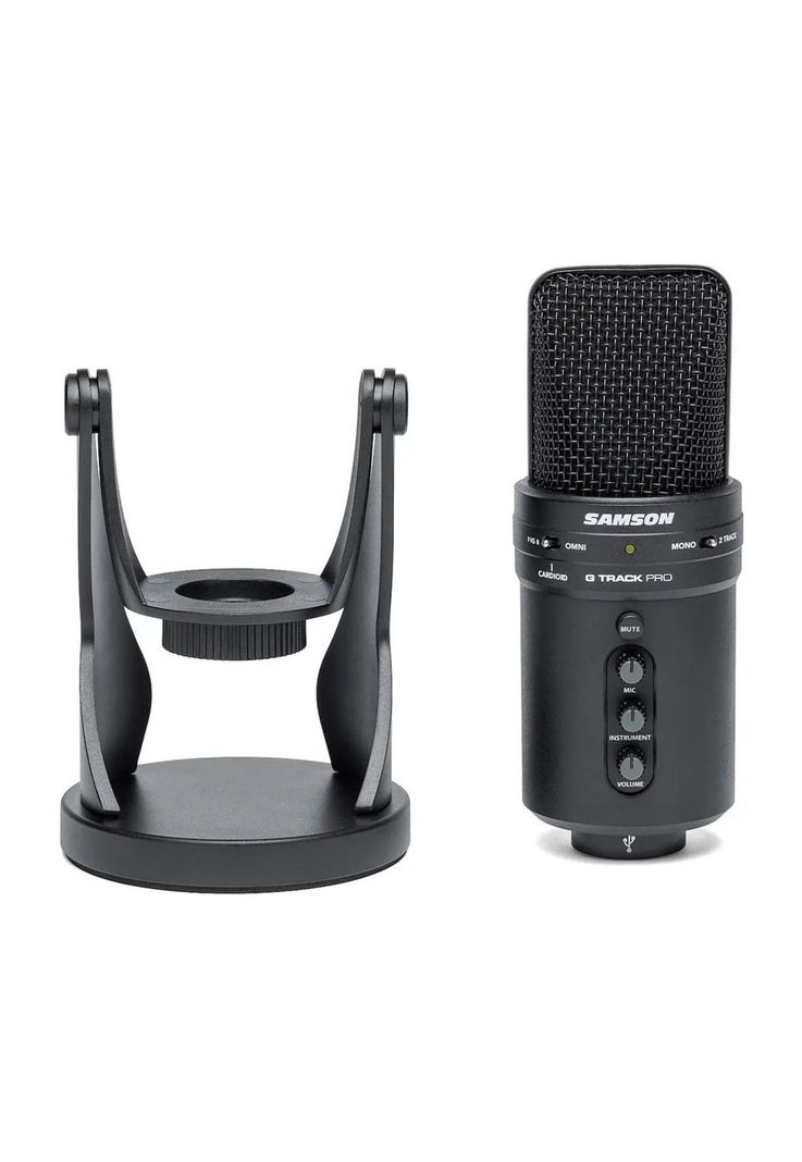 Micrófono condensador Samson USB G TRACK PRO negro-1