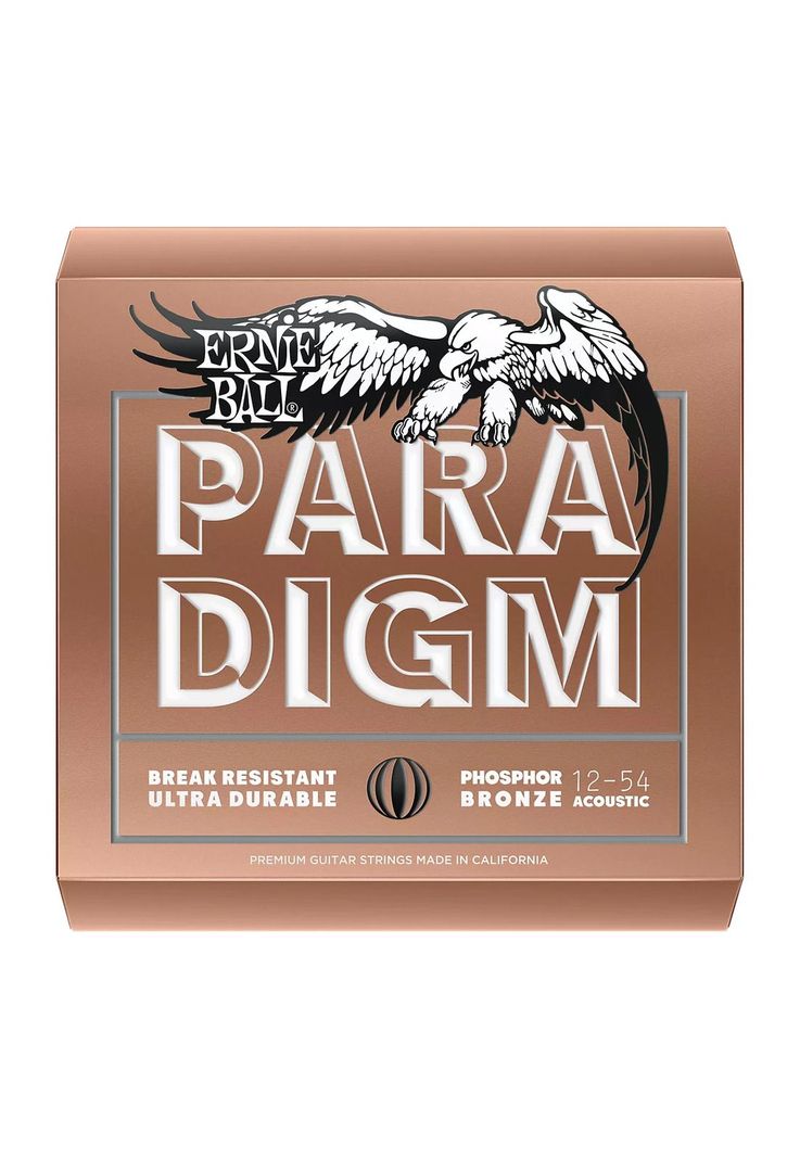 Cuerdas Ernie Ball 2076 FOLK PARADIGM MED LIGHT PHOSP. 12/54 Diseno 2