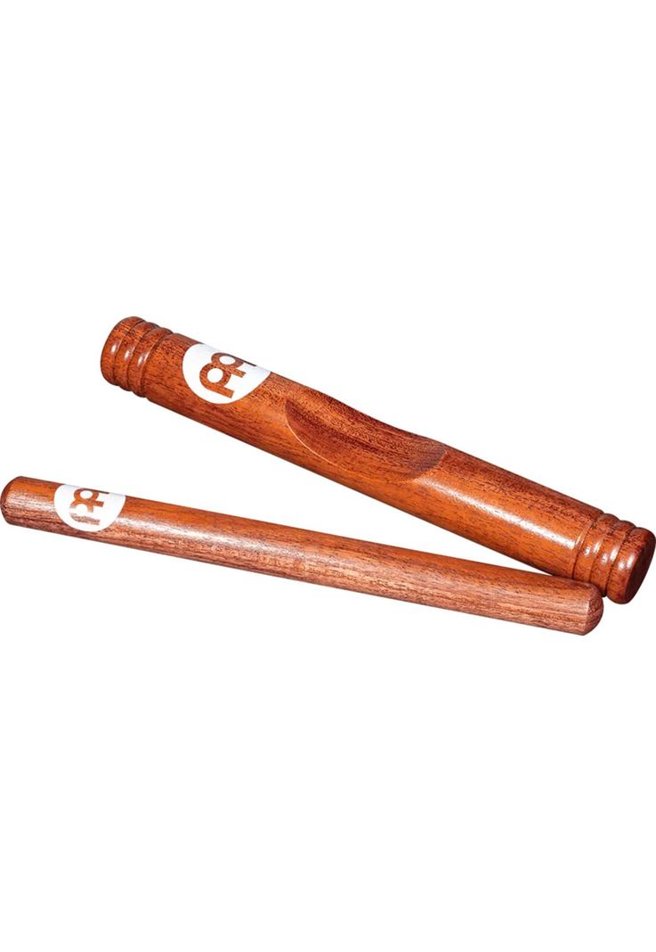 Claves Africanas De Madera Meinl CL2RW Solid Body Redwood-3