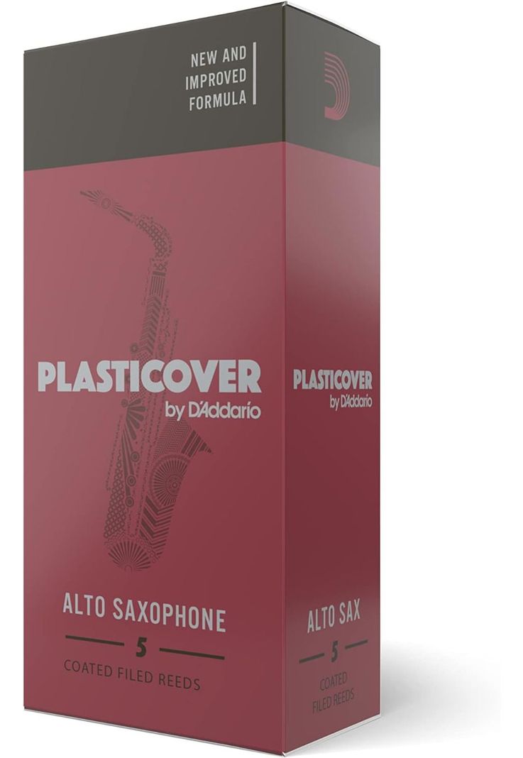 Set de cañas 5 para saxofón alto D'addario Plasticover 4.0-0