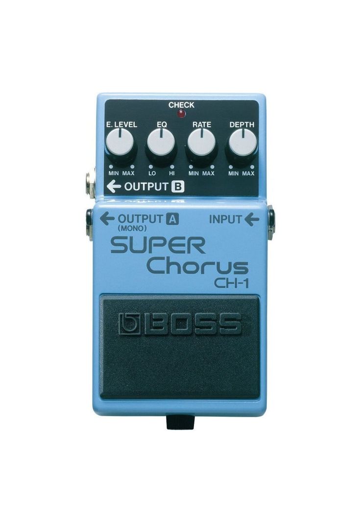 Pedal de efecto Boss CH-1 Super Chorus Diseno 2