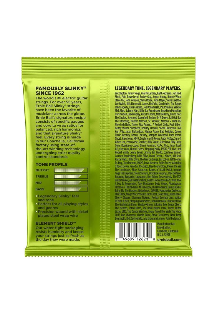 Set Cuerdas guitarra eléctrica Ernie Ball 2621 7 Regular-1