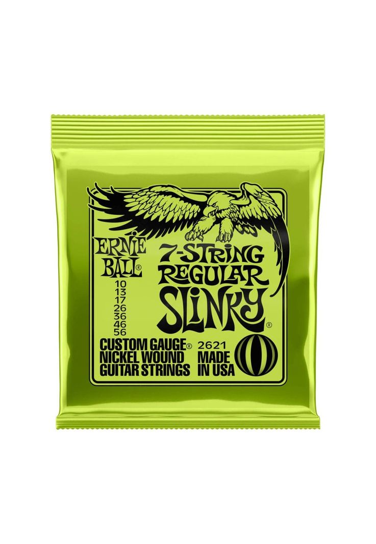 Set Cuerdas guitarra electrica Ernie Ball 2621 7 Regular Diseno 2