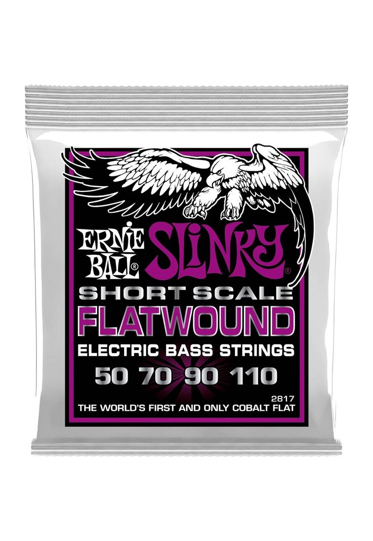 Cuerdas de bajo Flatwound Ernie Ball Escala Corta 50-110-0