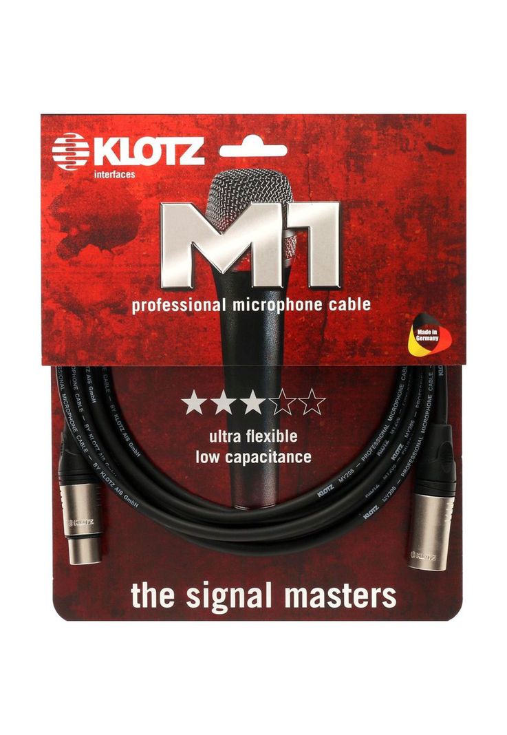 Cable de micrófono Klotz M1K1FM1000 10 metros-0