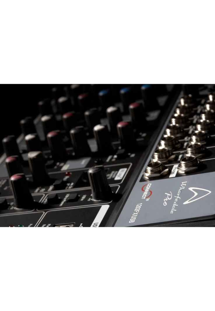 Mixer Wharfedale 1202 FX /USB 4 canales mono 4-5
