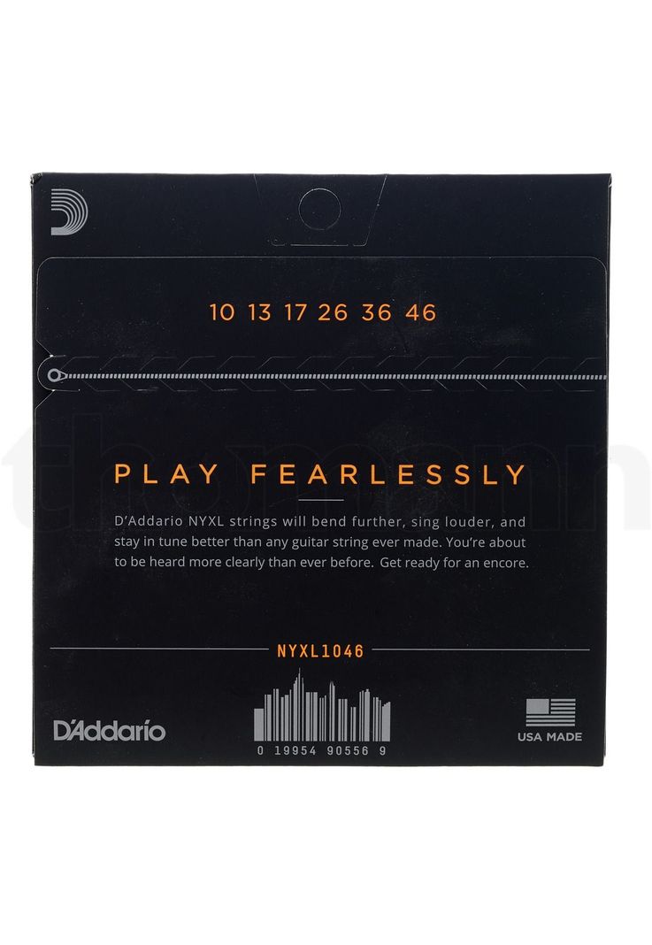 Cuerdas para guitarra eléctrica Daddario NYXL1046-1