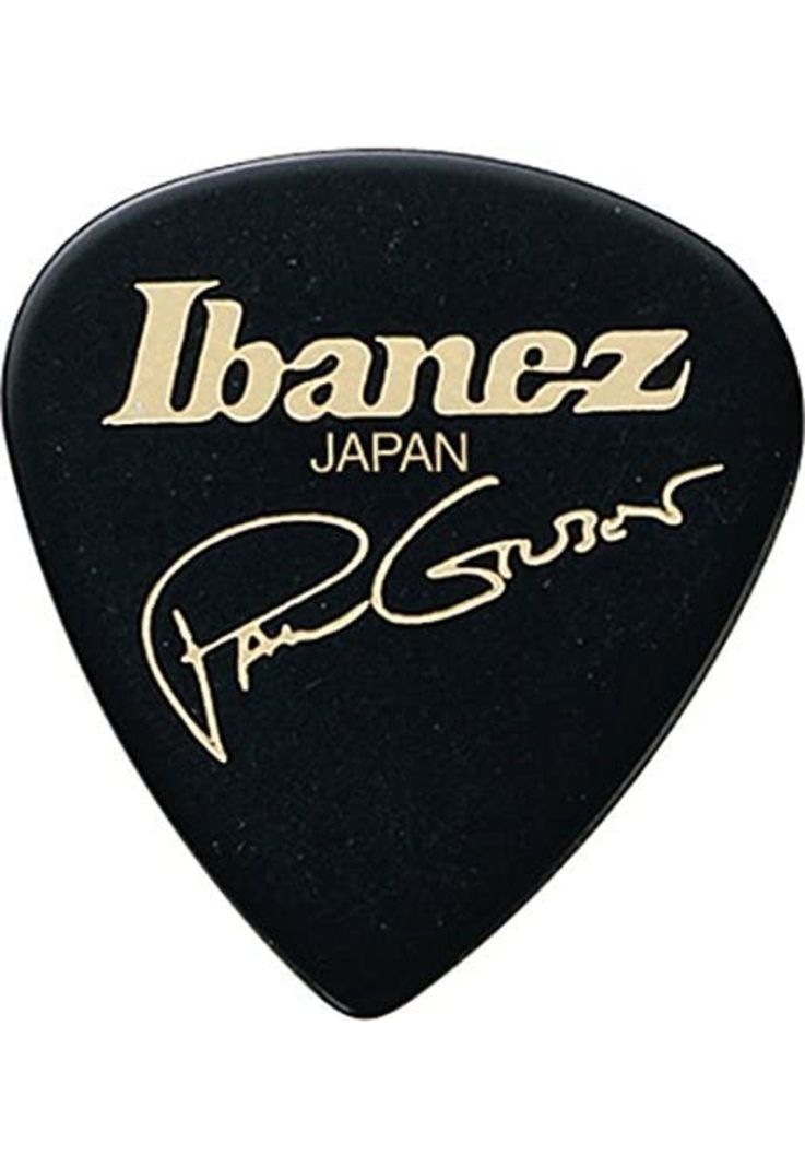 Pack de 6 uñetas Ibanez B1000PG BK Paul Gilbert negro-1