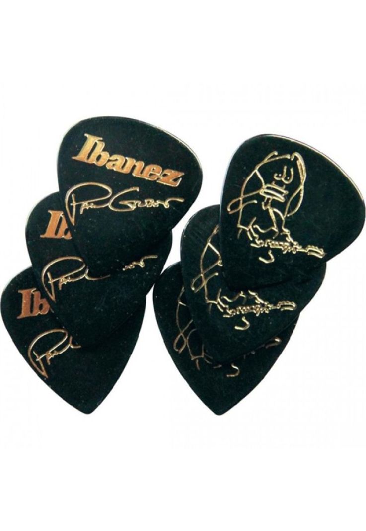 Pack de 6 uñetas Ibanez B1000PG BK Paul Gilbert negro-4