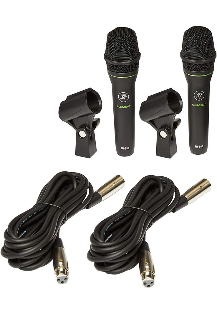 Pack Audio Performer Mackie Mixer Usb 2 Micrófonos Audífonos-2