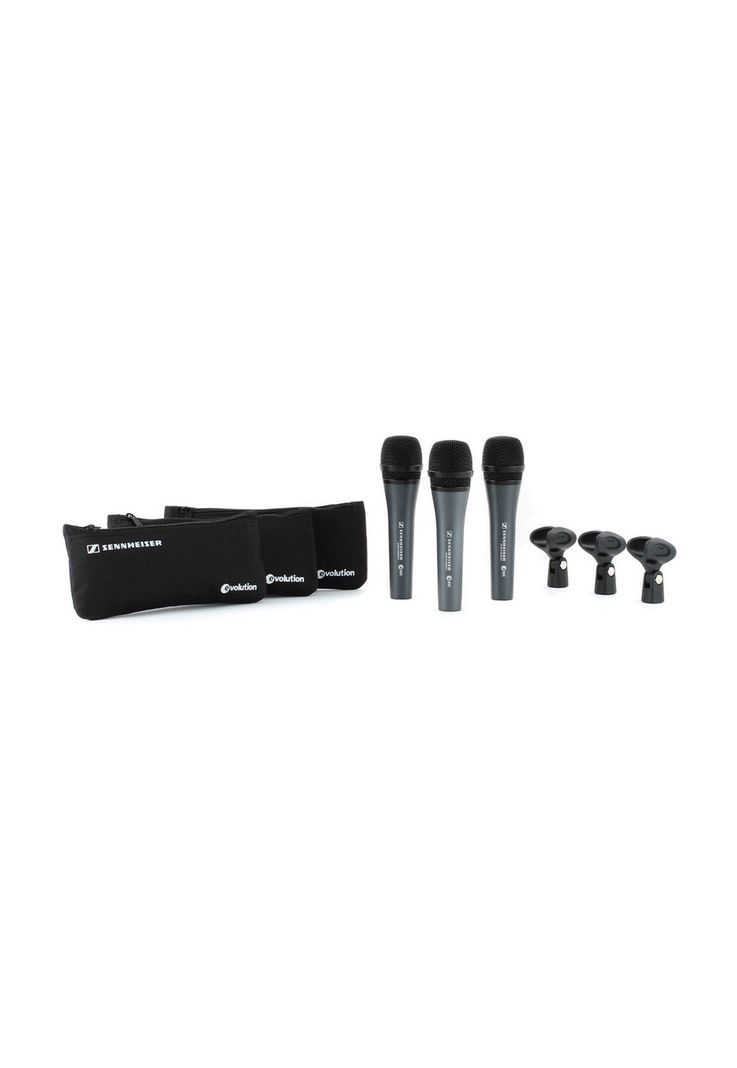 Pack de 3 micrófonos Dinámicos Sennheiser e835 Cardioide-1