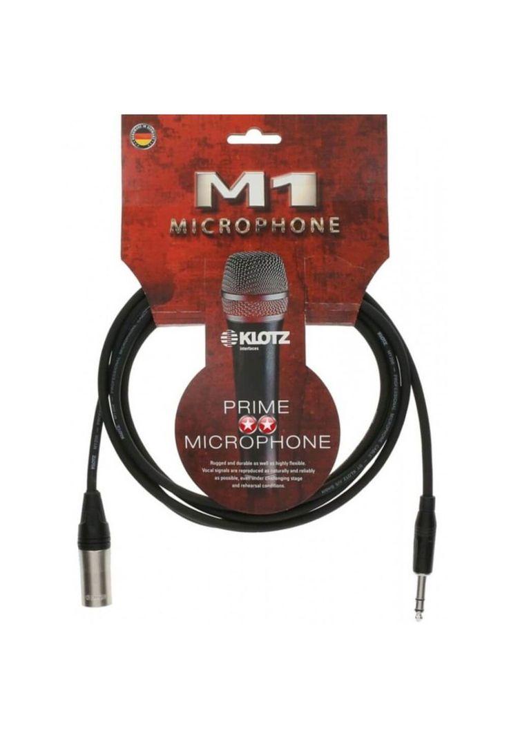 Cable XLR Macho-Jack stereo Klotz M1MS1K0200-0