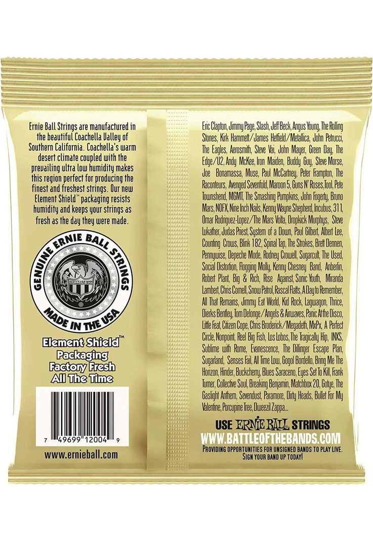Set de Cuerdas Guitarra Folk Ernie Ball 2004 LIGHT-1