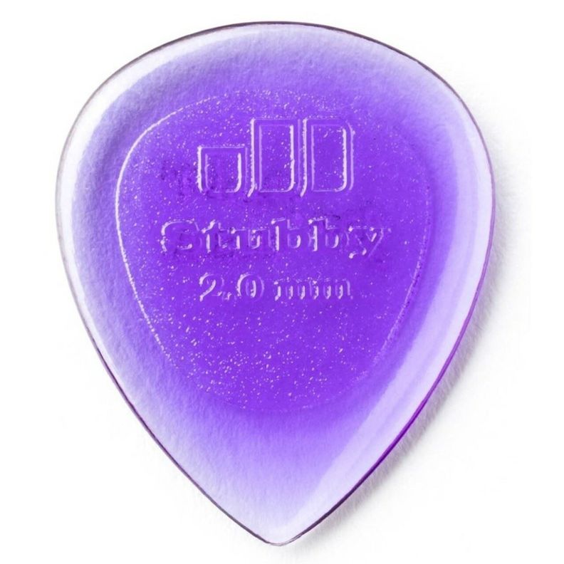 Pack de 6 uñetas Dunlop 474P2.0 Stubby Jazz-0