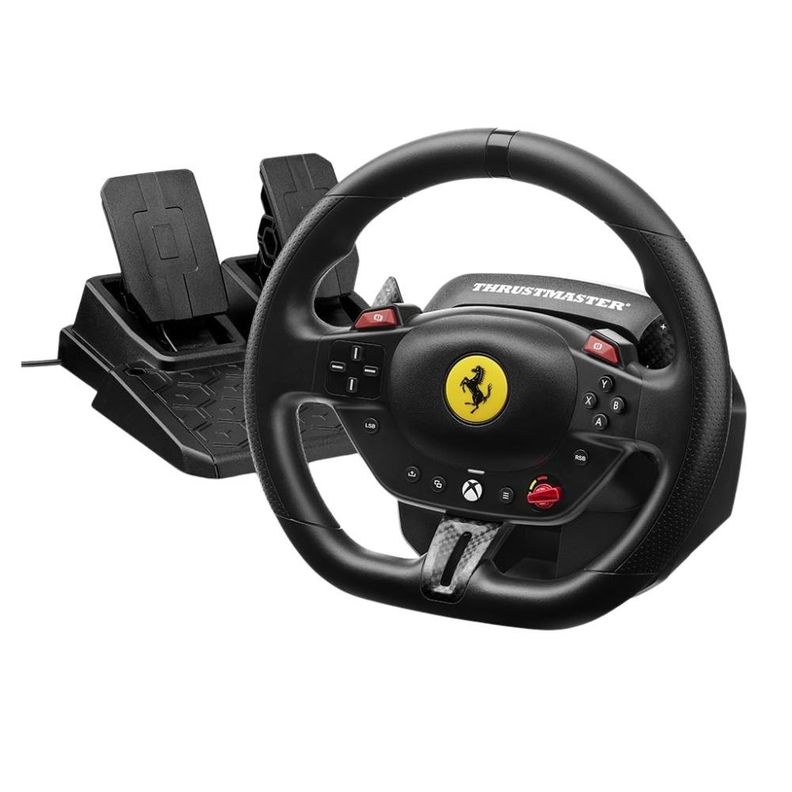 Volante + Pedales Thrustmaster T98 Ferrari 296 GTS PC y Xbox Negro