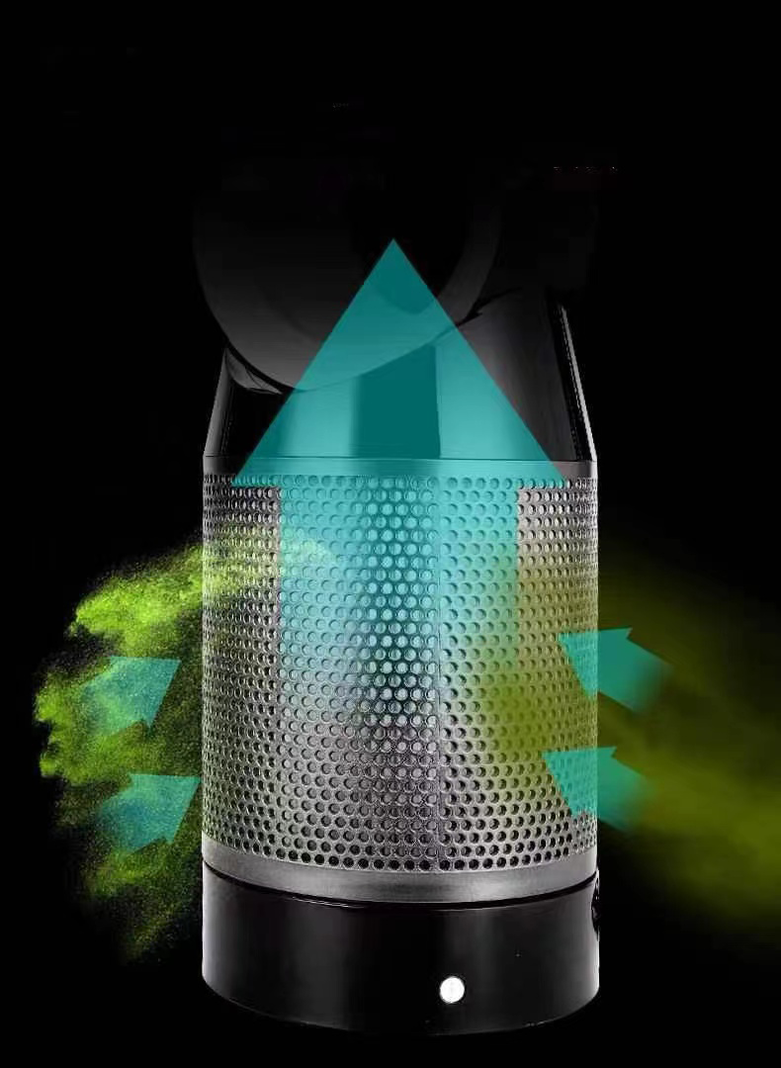 Ventilador Tipo Torre T2024 Black Sin Aspas Silencioso-5