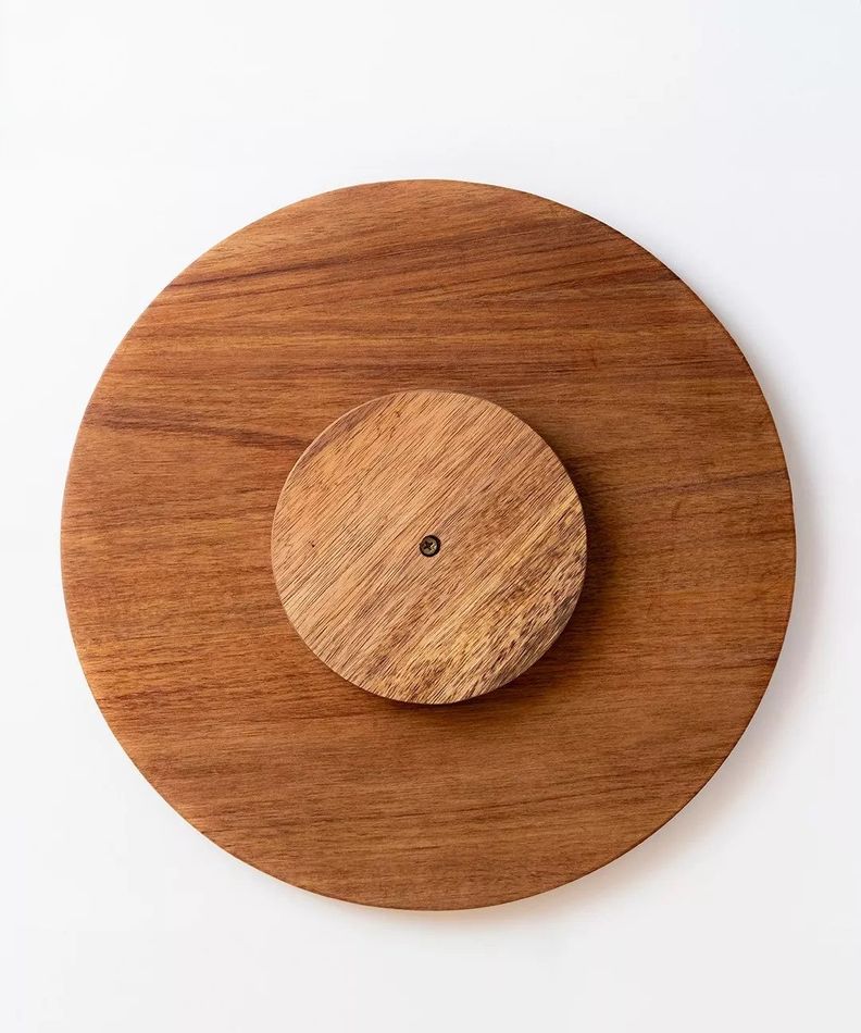 Organizador Giratorio Lazy Susan Acacia Despensa Mesa Cocina-4