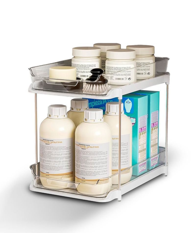 Venhoouse Organizador De Baño Cocina Fregadero De 2 Niveles-0