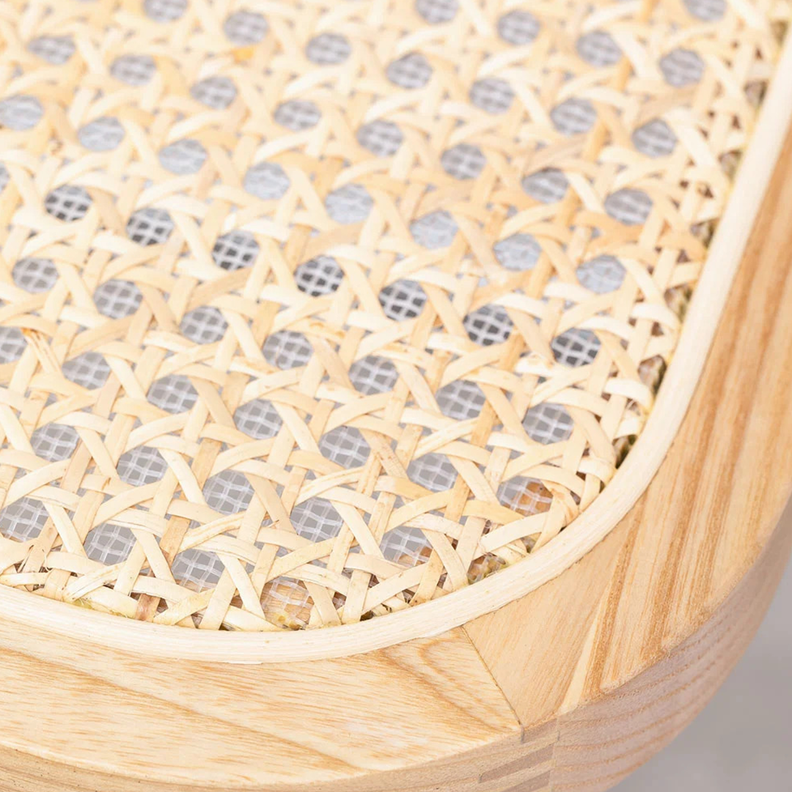 Silla Para Comedor Breuer Madera Y Ratán Natural Venhoouse-5