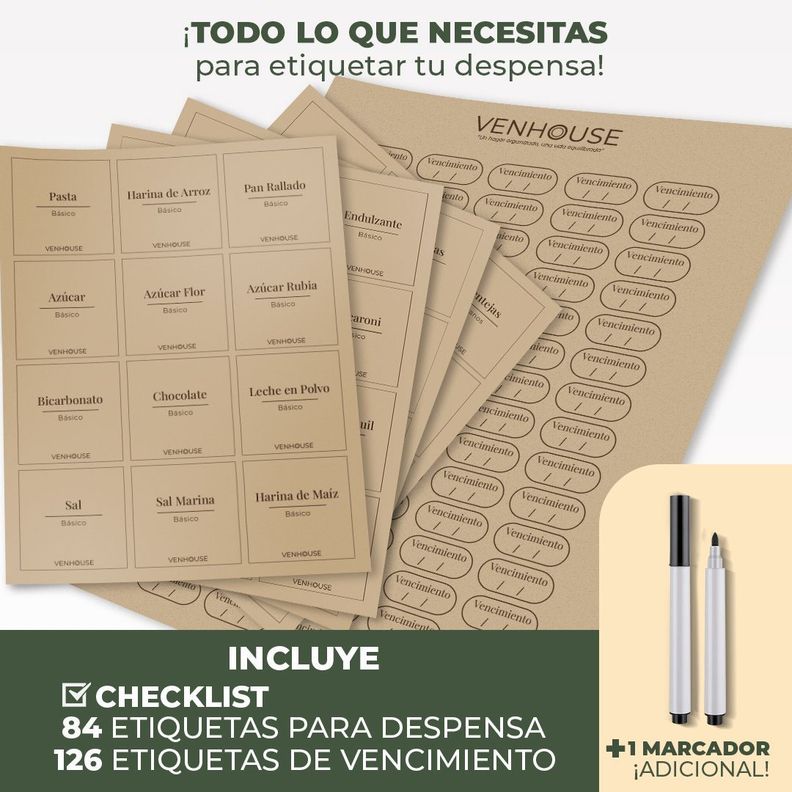Set 4 Contenedores Herméticos Beiges Vidrio Cocina Despensa Bambú-2