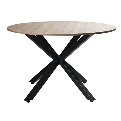 Mesa Comedor Argo Redonda 100cm Oscura Venhoouse-0