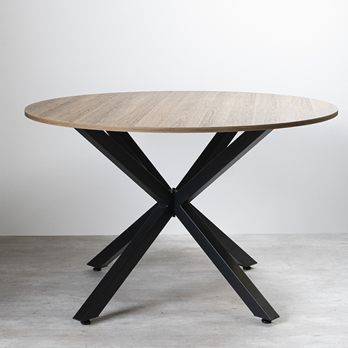 Mesa Comedor Argo Redonda 100cm Oscura Venhoouse-3