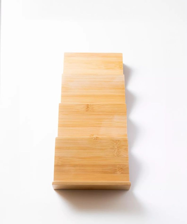 12 Especieros Condimenteros Con Rack Cajón Bambú Cocina Etiqueta Beige-5
