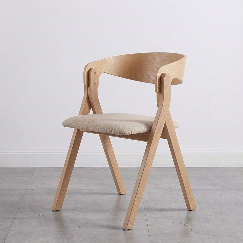 Silla Comedor Madera Tapiz Chenilla Margot Venhoouse Natural
