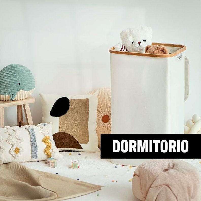 Venhoouse Cesta Canasto Ropa Plegable Borde Bambú 100l Beige-1